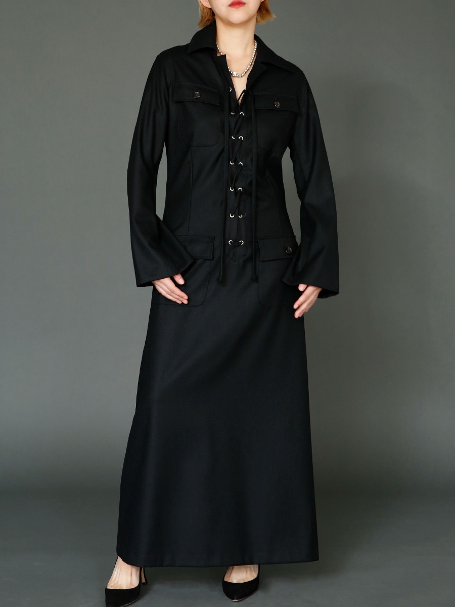 LACE UP DR W SAXONY | ONE-PIECE | MADISONBLUE