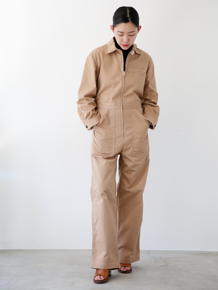 ZIP UP JUMPSUITS CHINO | ONE-PIECE | MADISONBLUE
