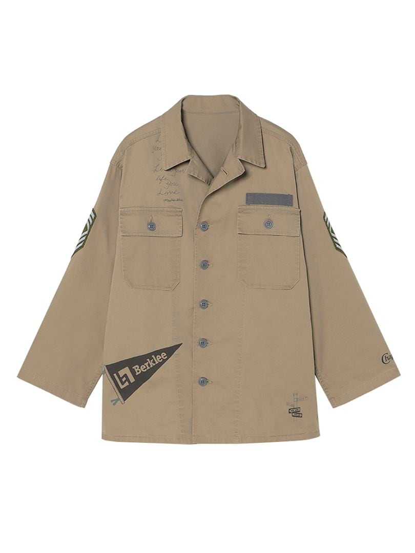 ミリタリーブルゾン　2022 GRAFFITI MILITARY JK EX | JACKET | MADISONBLUE