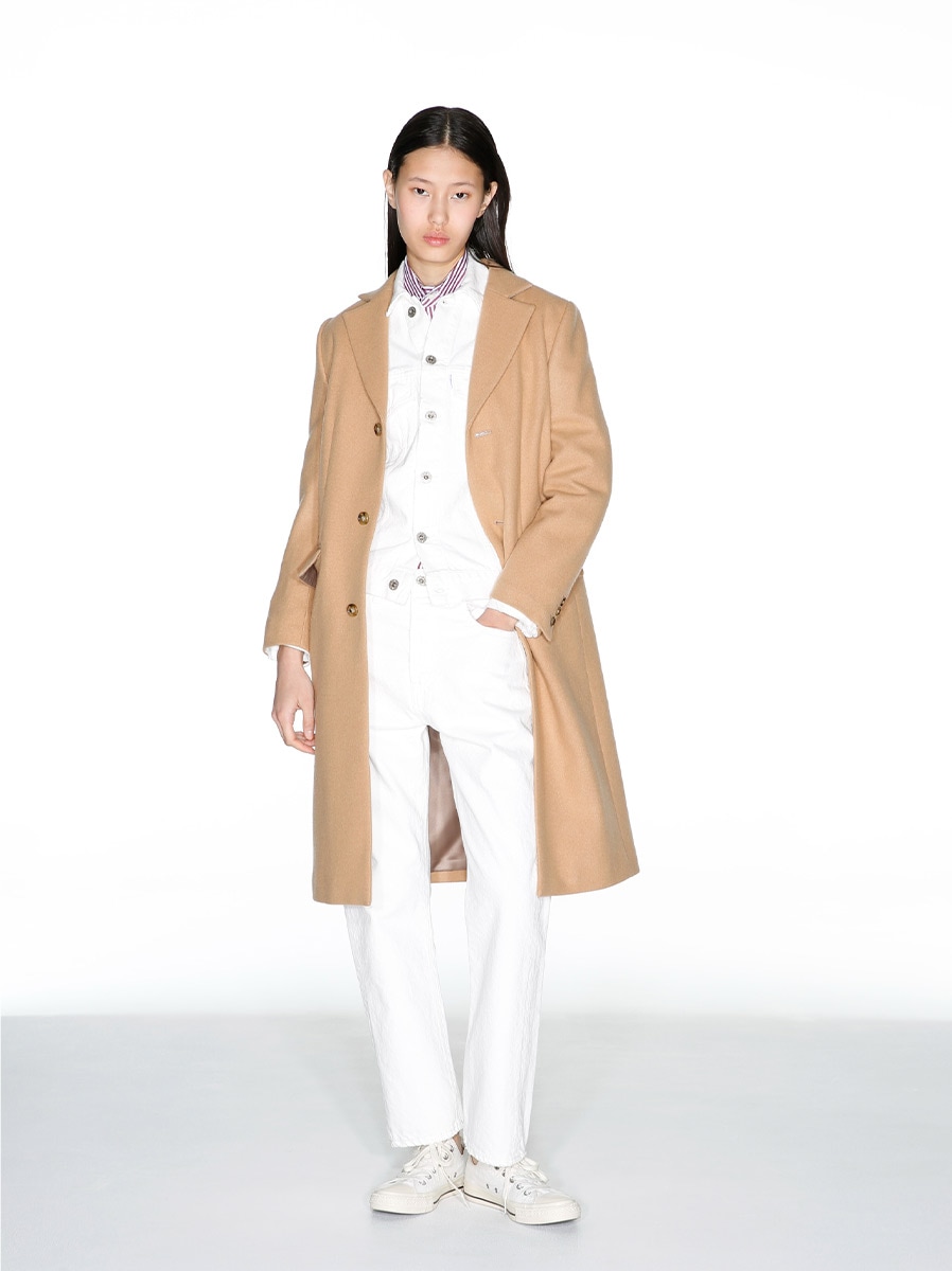 SINGLE-BREASTED COAT MELTON | COAT | MADISONBLUE