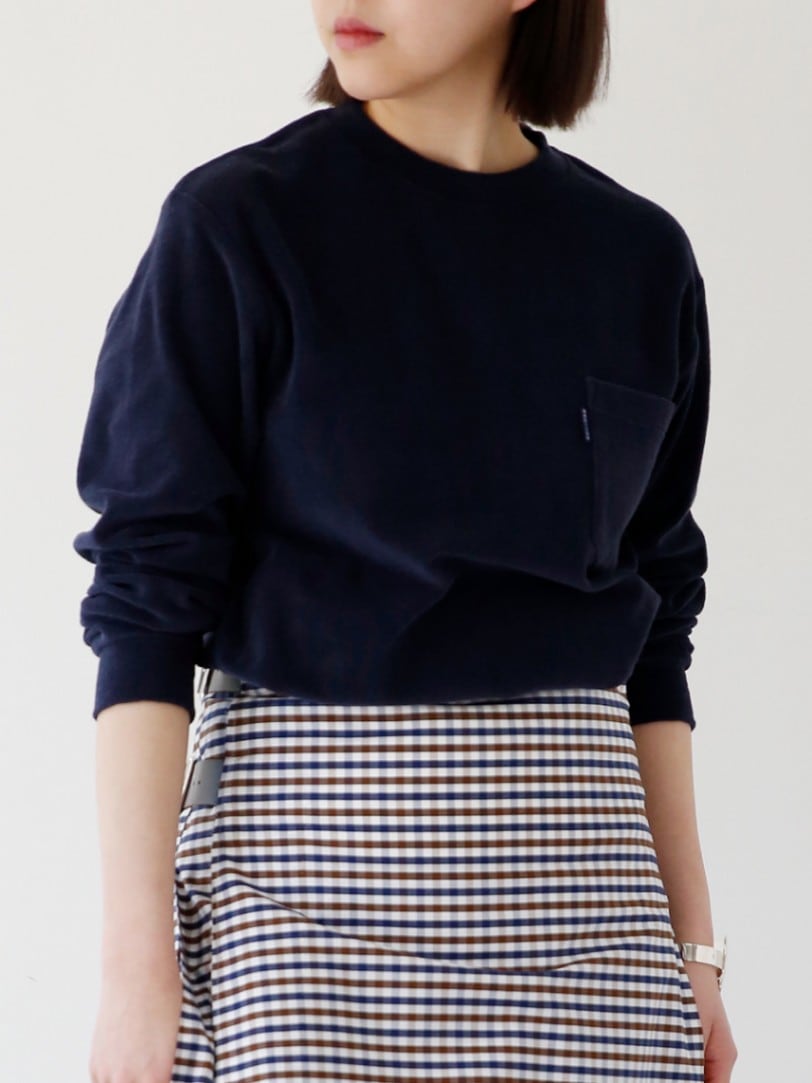 マディソンブルー　長袖カットソー　02 復刻別注》【MADISONBLUE/マディソンブルー】HELLO CREW L/S