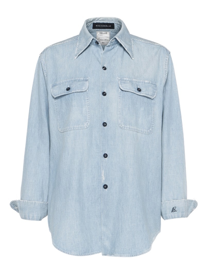 美品☆2020AW☆マディソンブルー☆HAMPTON SHIRT 別注》【MADISONBLUE/マディソンブルー】HAMPTON SHIRT COTTON