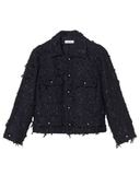 NO COLLAR JK TWEED CHECK | WOMEN,JACKET | MADISONBLUE
