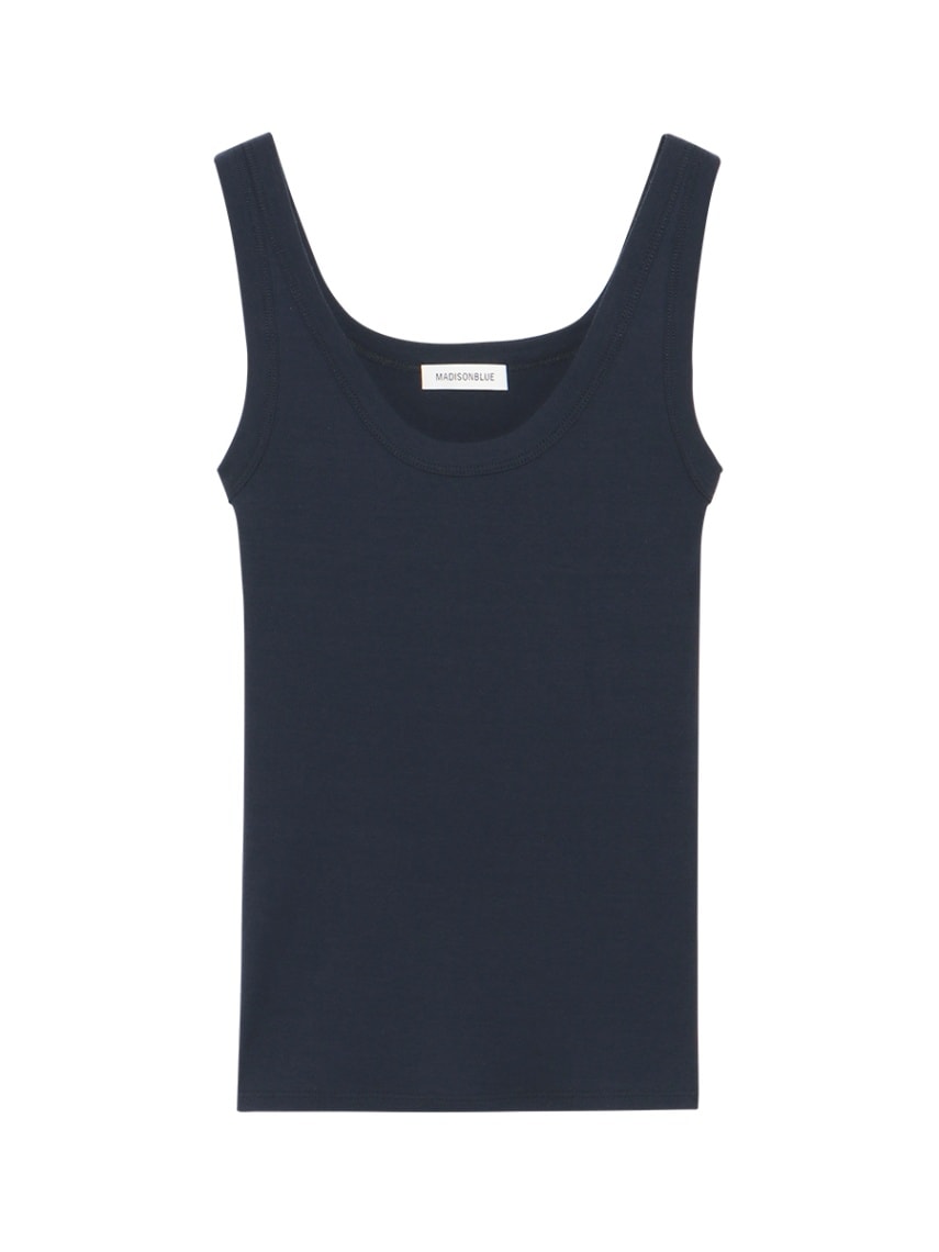 SLIM FIT RIB TANK | CUT&SEWN | MADISONBLUE