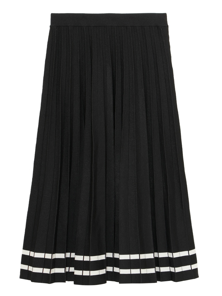BI-COLOR PLEATED SK | WOMEN | MADISONBLUE