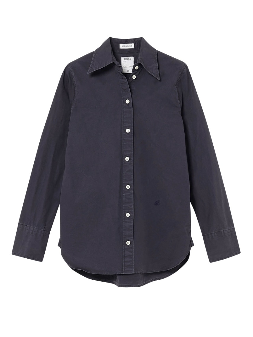 送料無料ライン対応ショップ限定キャンペーン HIGH COLLAR N MADAME WASHED OUT SHIRT | SHIRT/BLOUSE シャツ+ブラウス(長袖+七分)