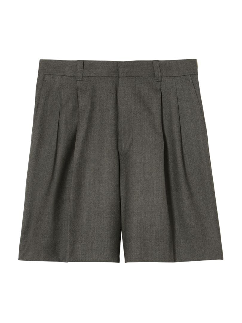 WIDE TUCK SHORTS WOOL | PANTS | MADISONBLUE