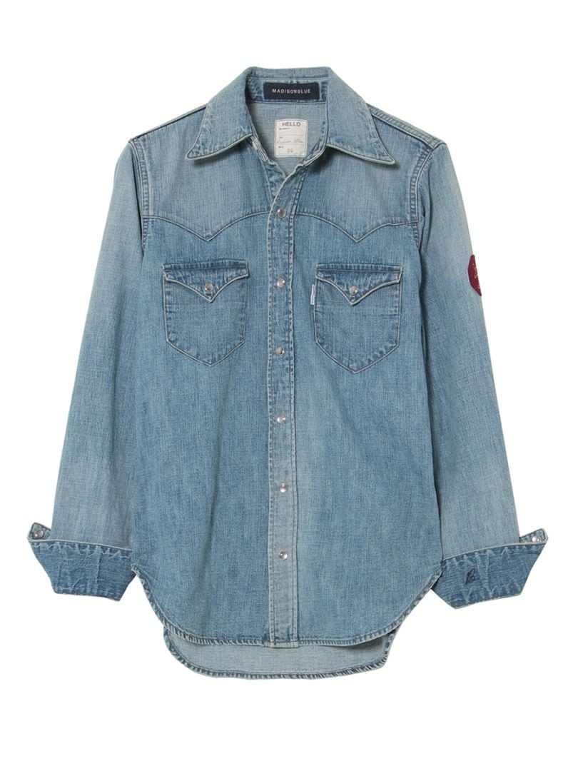 MADISONBLUE デニム長袖シャツ WESTERN SHIRTS DENIM | SHIRT/BLOUSE | MADISONBLUE