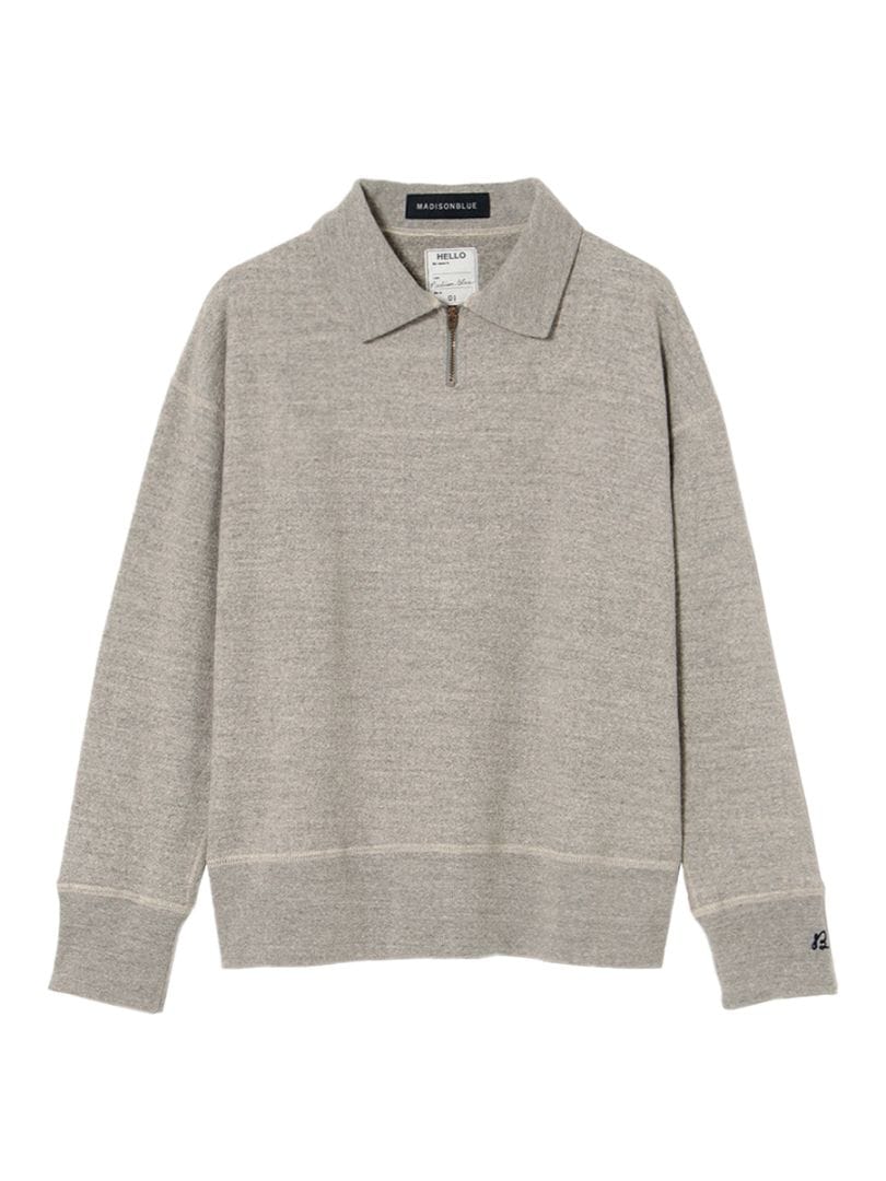 HALF ZIPUP SWEAT | 2025FW | MADISONBLUE