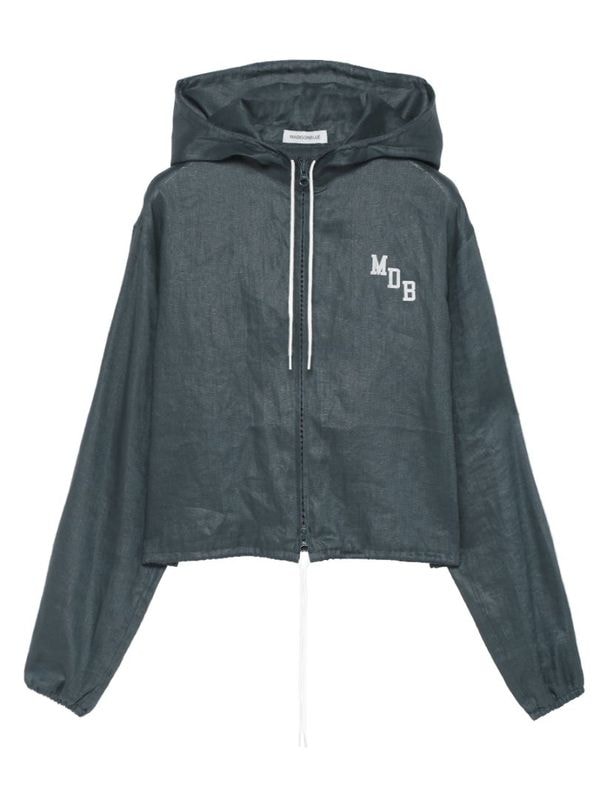 ZIP UP COLLEGE PARKA LINEN