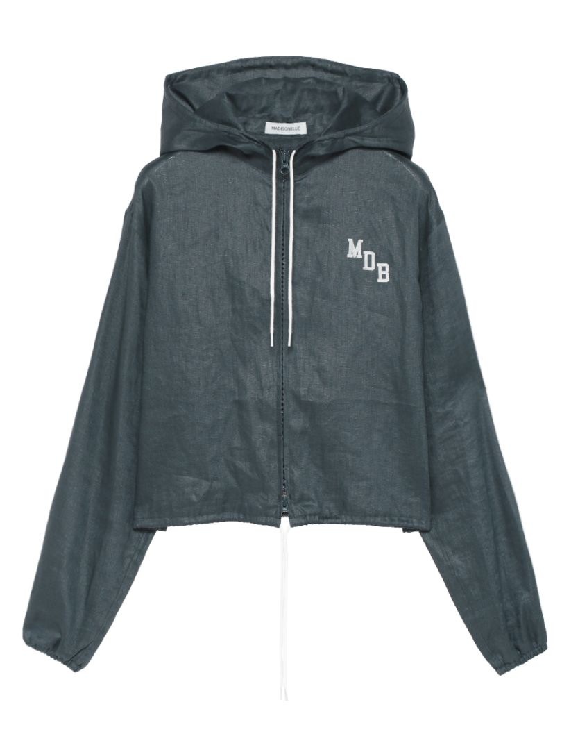 ZIP UP COLLEGE PARKA LINEN | 2026SS PRE ORDER,26SS Vol.2 | MADISONBLUE