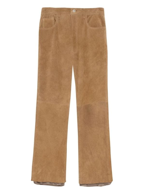 HEM CUT STRAIGHT PT SUEDE MNS