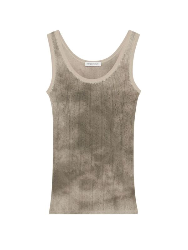 EMBROIDERED TANK TIE-DYE