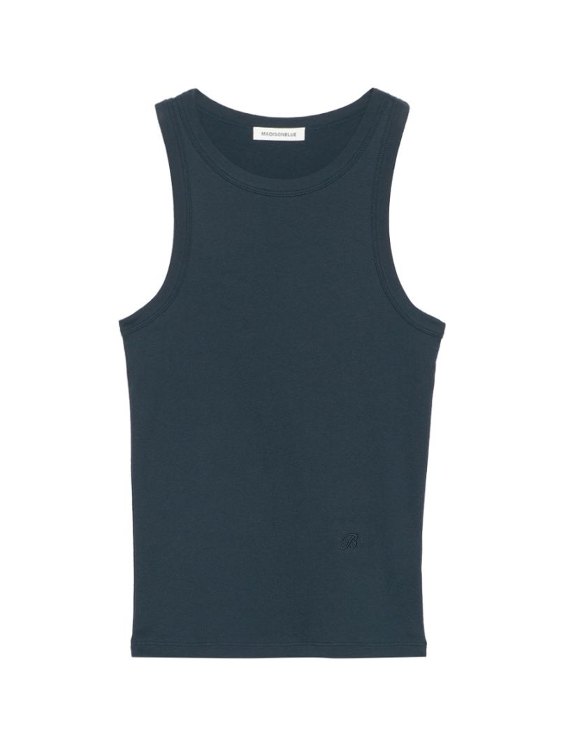 AMERICAN SLEEVE TANK SOFT COTTON | MAIL MAGAZINE | MADISONBLUE