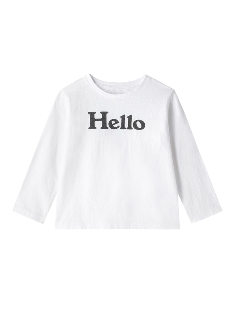 HELLO L/S TEE KIDS | ALL | MADISONBLUE