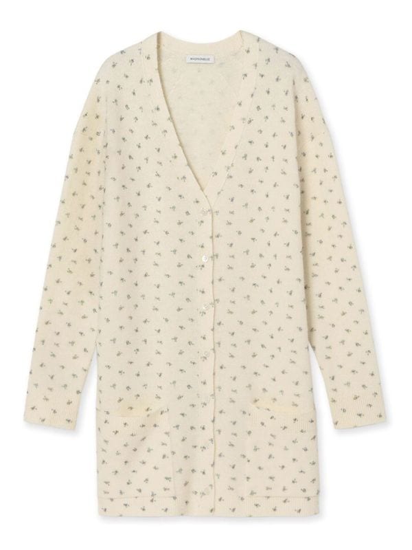 FLOWER PRINT BIG CARDIGAN