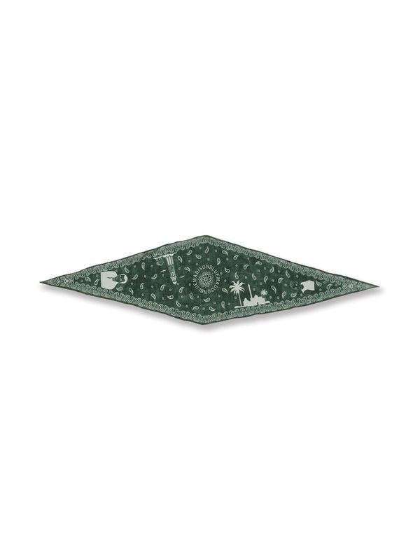 GRAPHIC PAISLEY DIAMOND SCARF