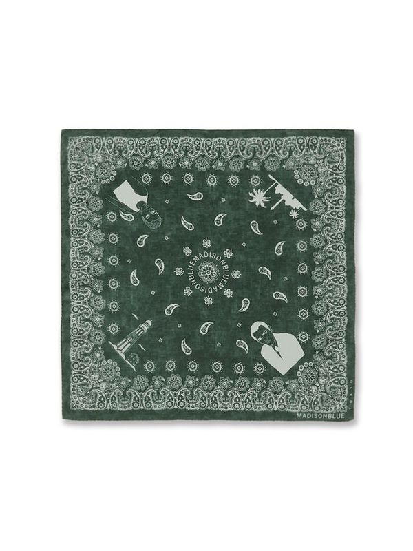 GRAPHIC PAISLEY SCARF MEDIUM