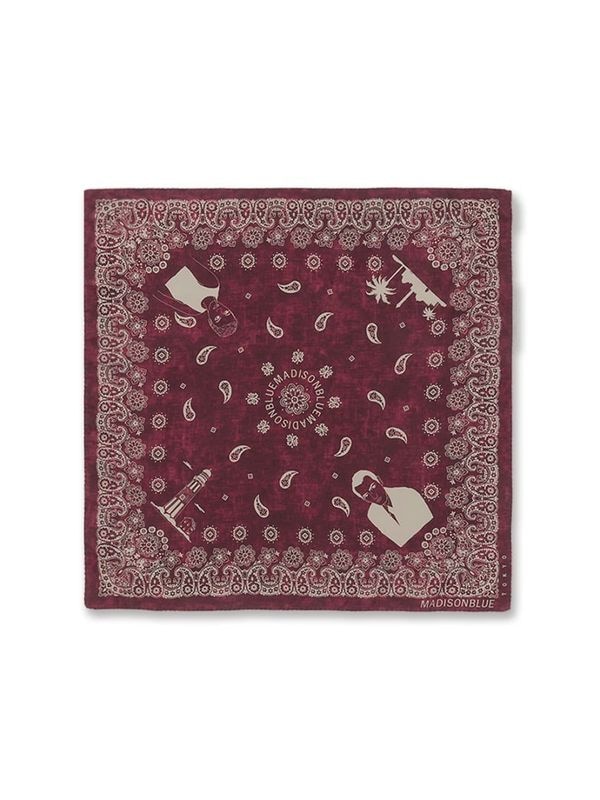 GRAPHIC PAISLEY SCARF MEDIUM