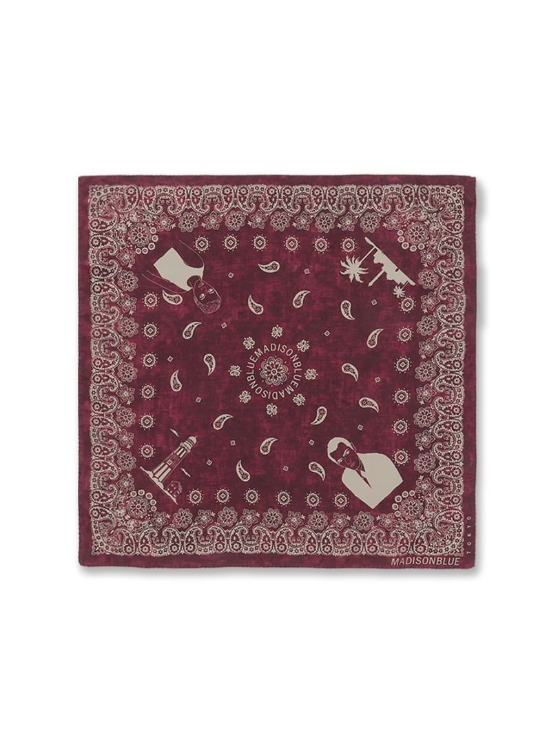 GRAPHIC PAISLEY SCARF MEDIUM