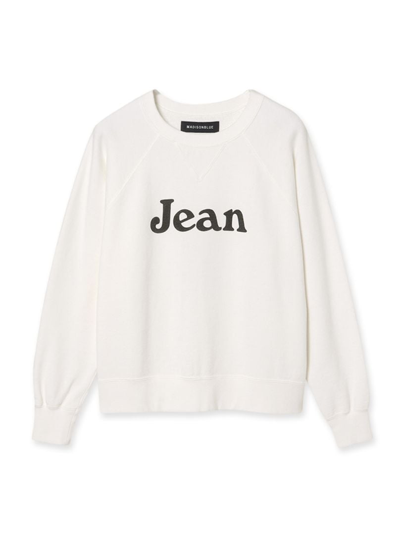 JEAN CREW NECK SWEAT | WOMEN | MADISONBLUE
