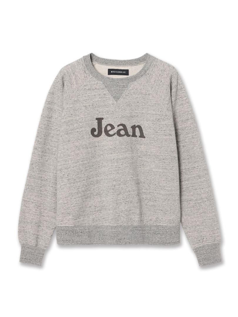 JEAN CREW NECK SWEAT | WOMEN | MADISONBLUE