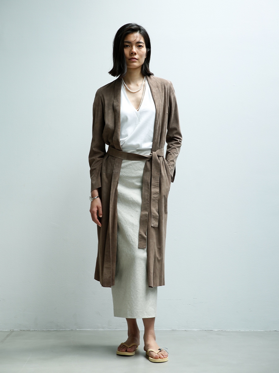 新品タグあり　マディソンブルー　リネンタイトスカート　Mサイズ COTTON LINEN TIGHT SK | WOMEN | MADISONBLUE