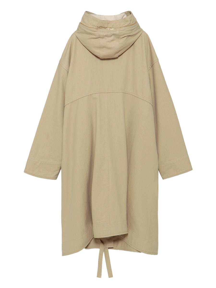 PC OVERSIZED HOODED COAT