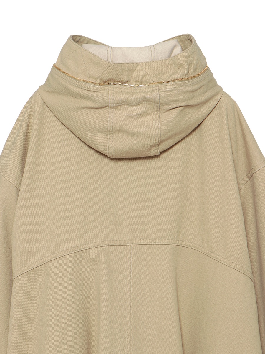 PC OVERSIZED HOODED COAT