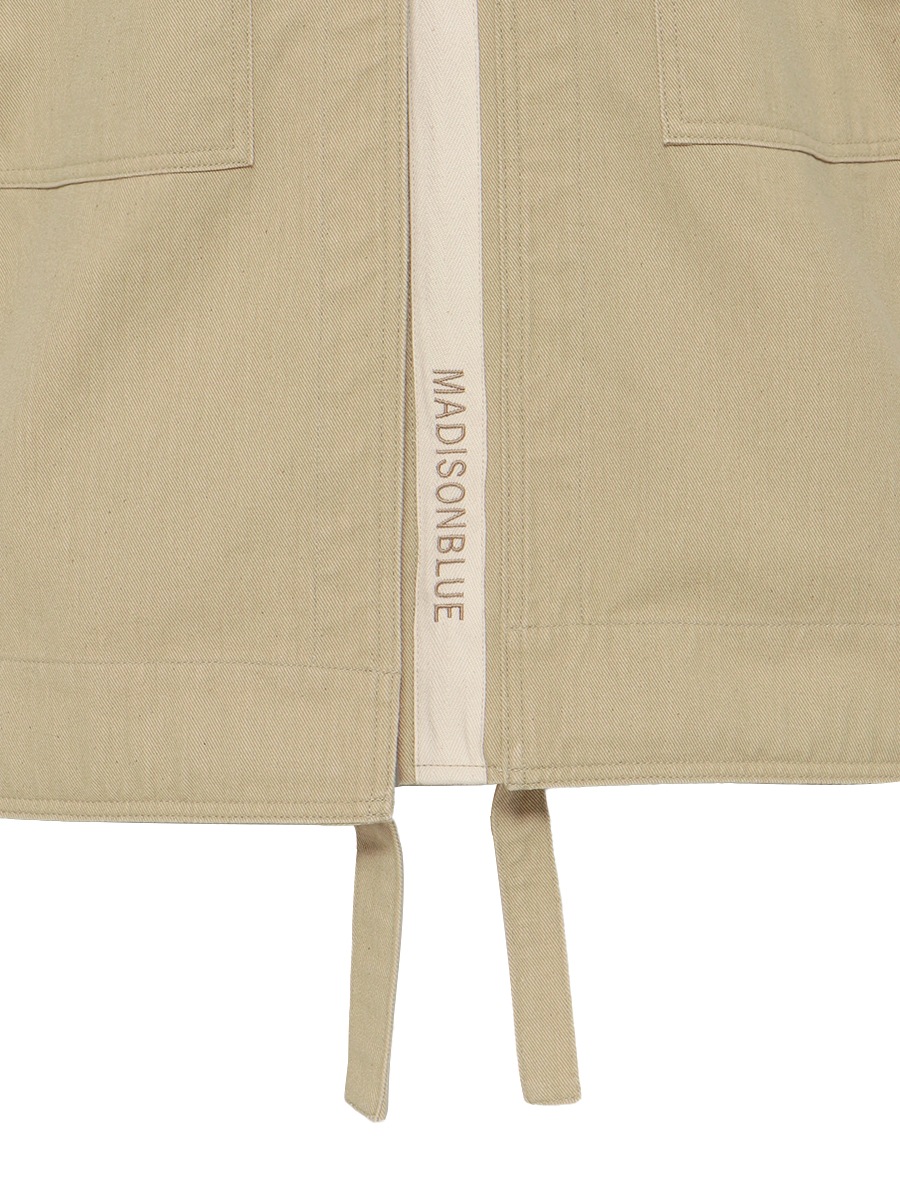 PC OVERSIZED HOODED COAT