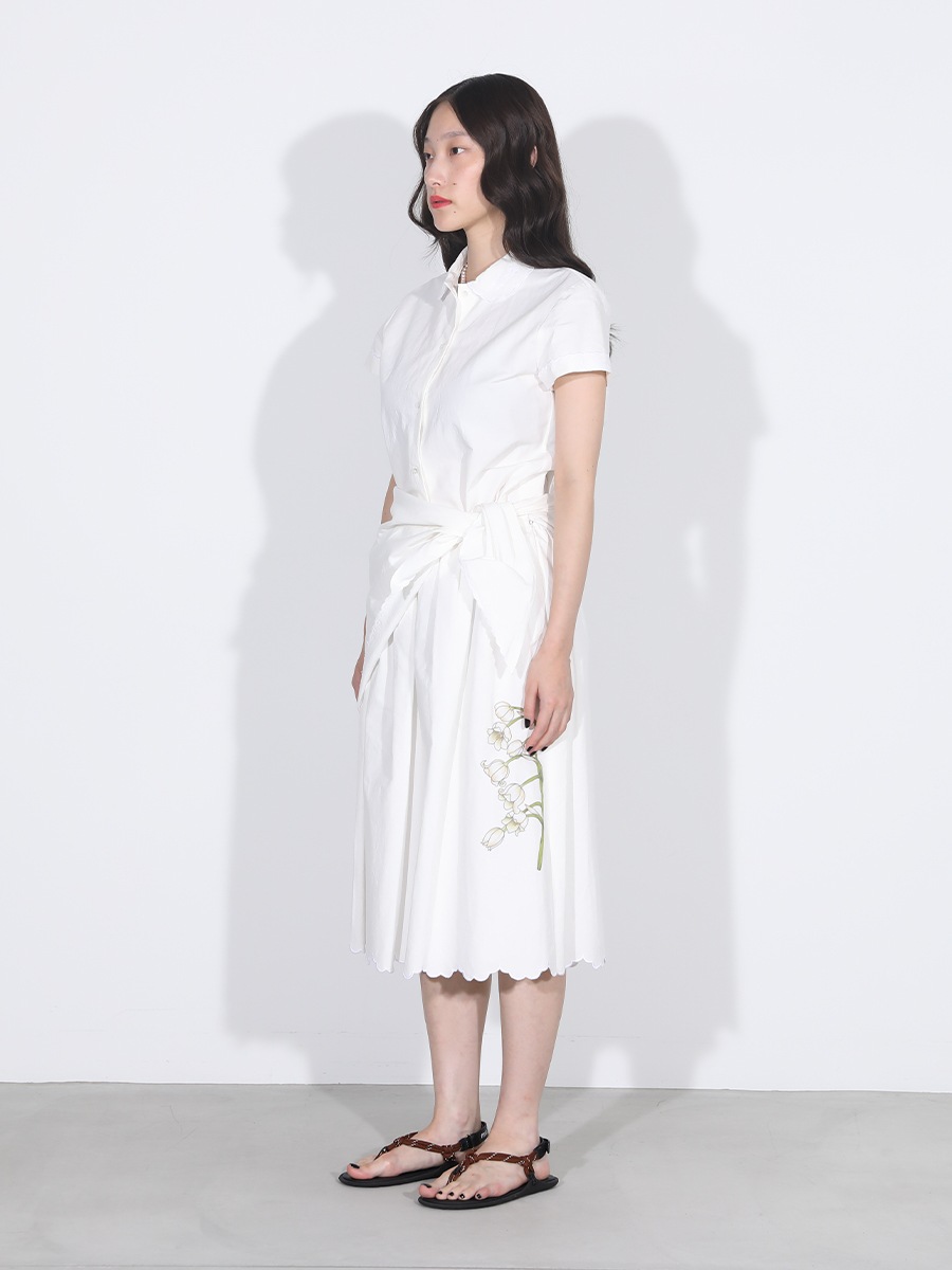 GATHER SKIRT MUGEUET C/LI | 2026SS PRE ORDER,26SS Vol.2 | MADISONBLUE