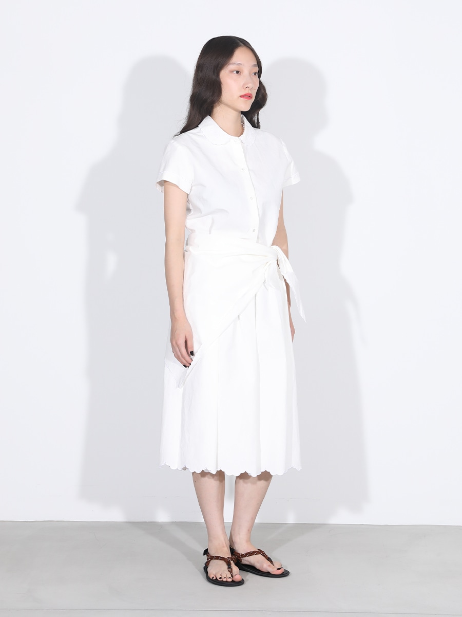 GATHER SKIRT MUGEUET C/LI