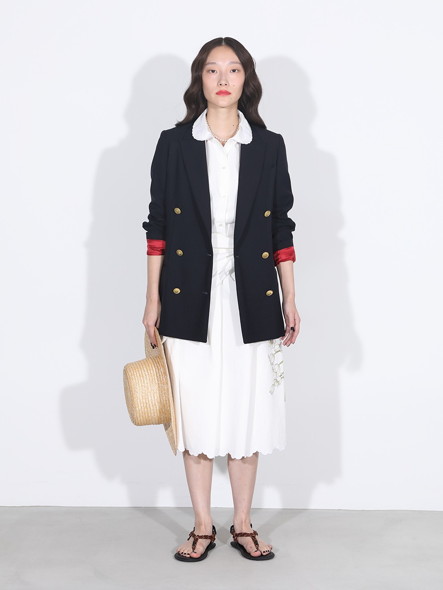 GATHER SKIRT MUGEUET C/LI