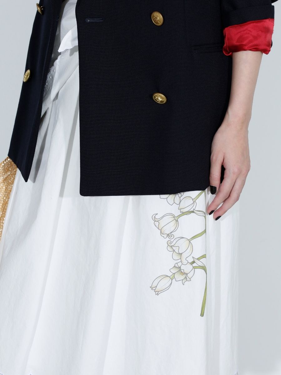 GATHER SKIRT MUGEUET C/LI