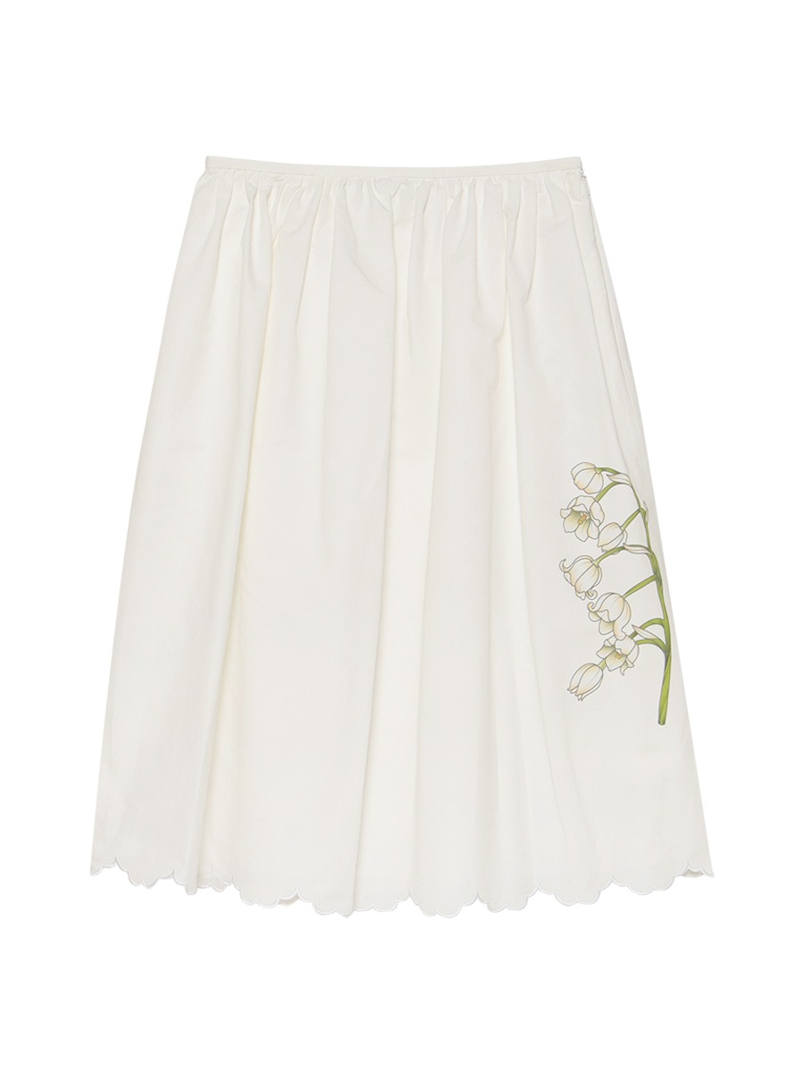 GATHER SKIRT MUGEUET C/LI | 2026SS PRE ORDER,26SS Vol.2 | MADISONBLUE