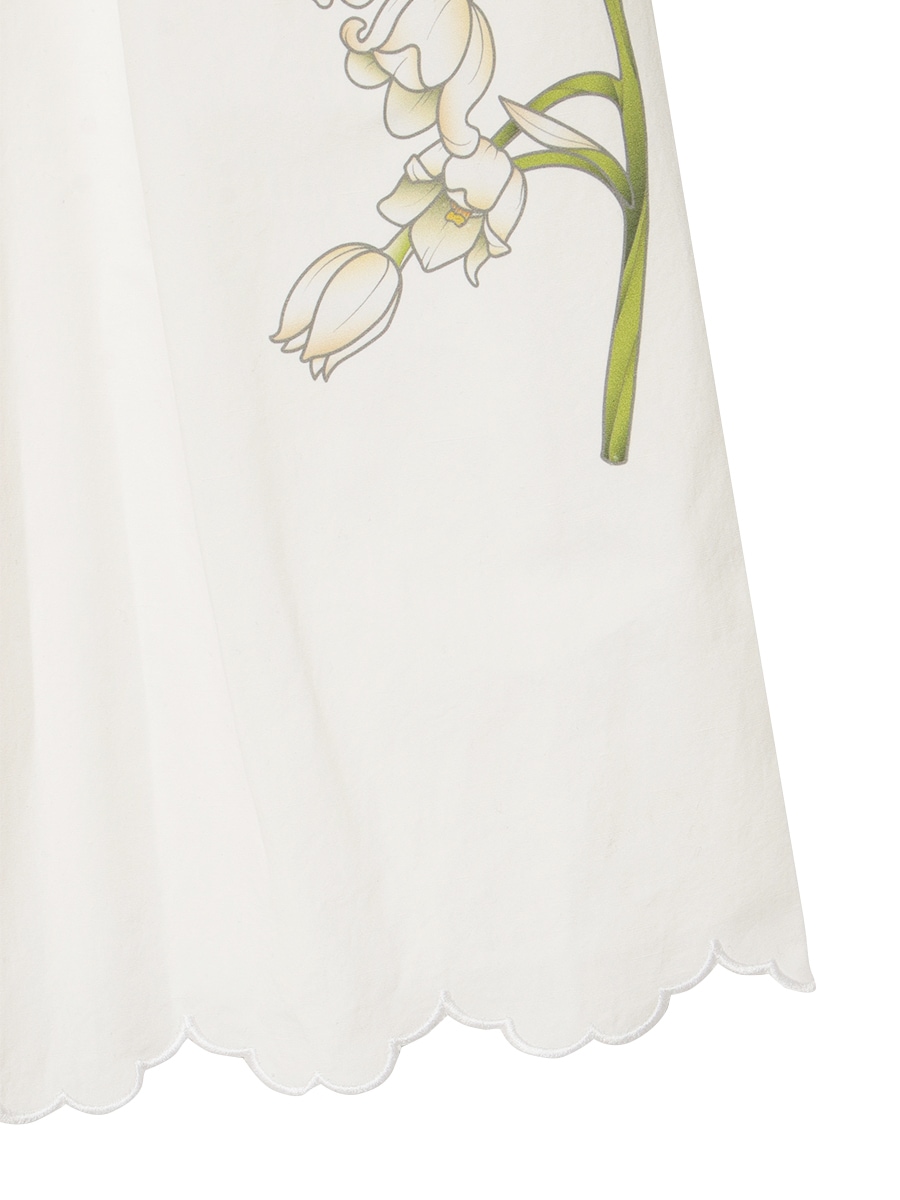 GATHER SKIRT MUGEUET C/LI