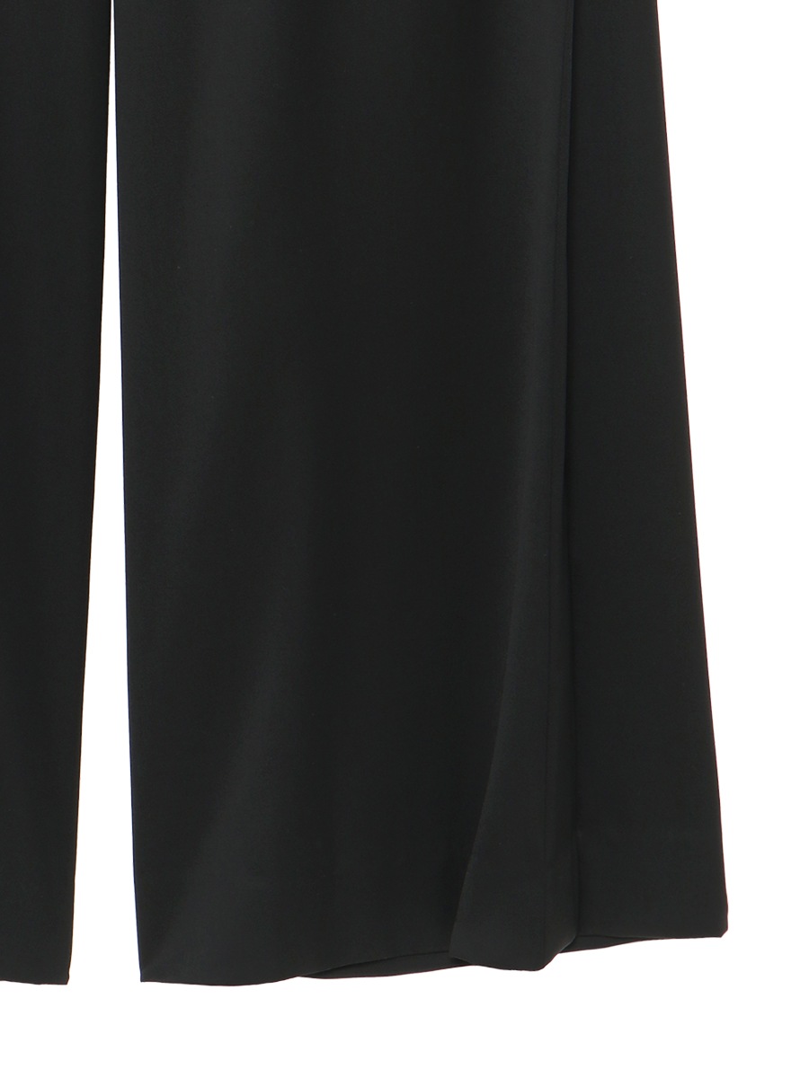 SIDE PLEATED WIDE LEG PANTS