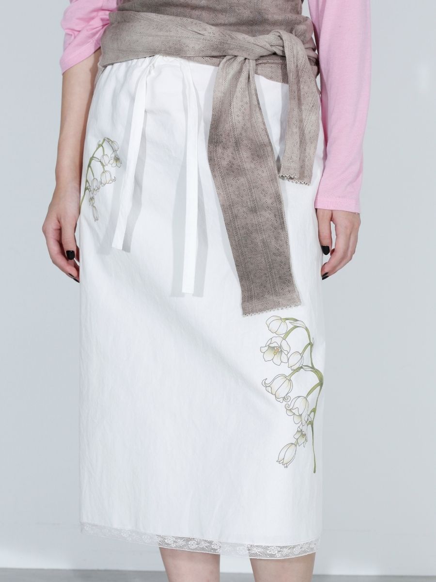 MIDDLE SKIRT MUGEUET C/LI