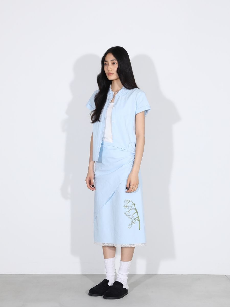 MIDDLE SKIRT MUGEUET C/LI