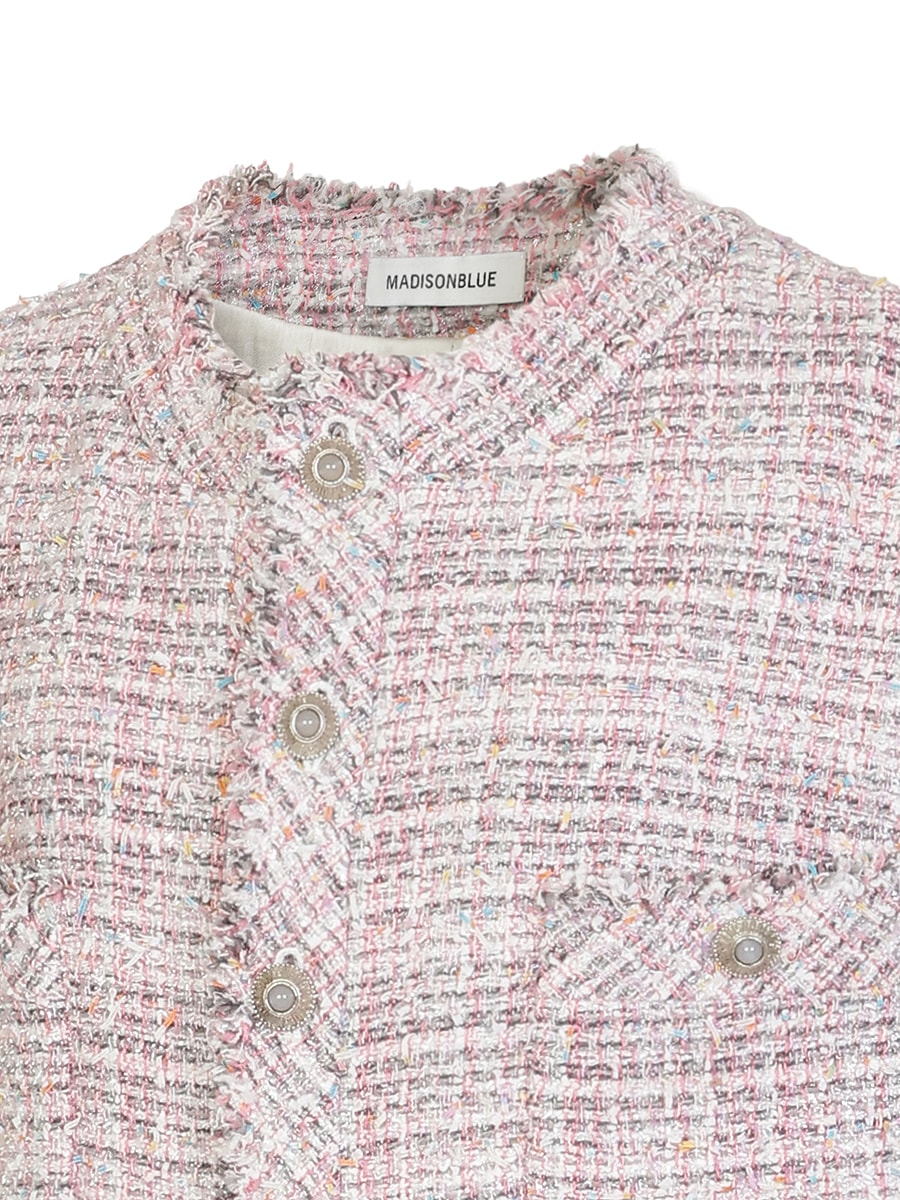 SLEEVELESS BOXY JK F.TWEED