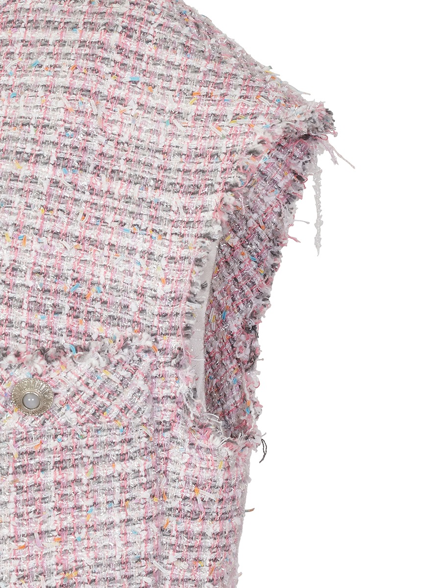 SLEEVELESS BOXY JK F.TWEED