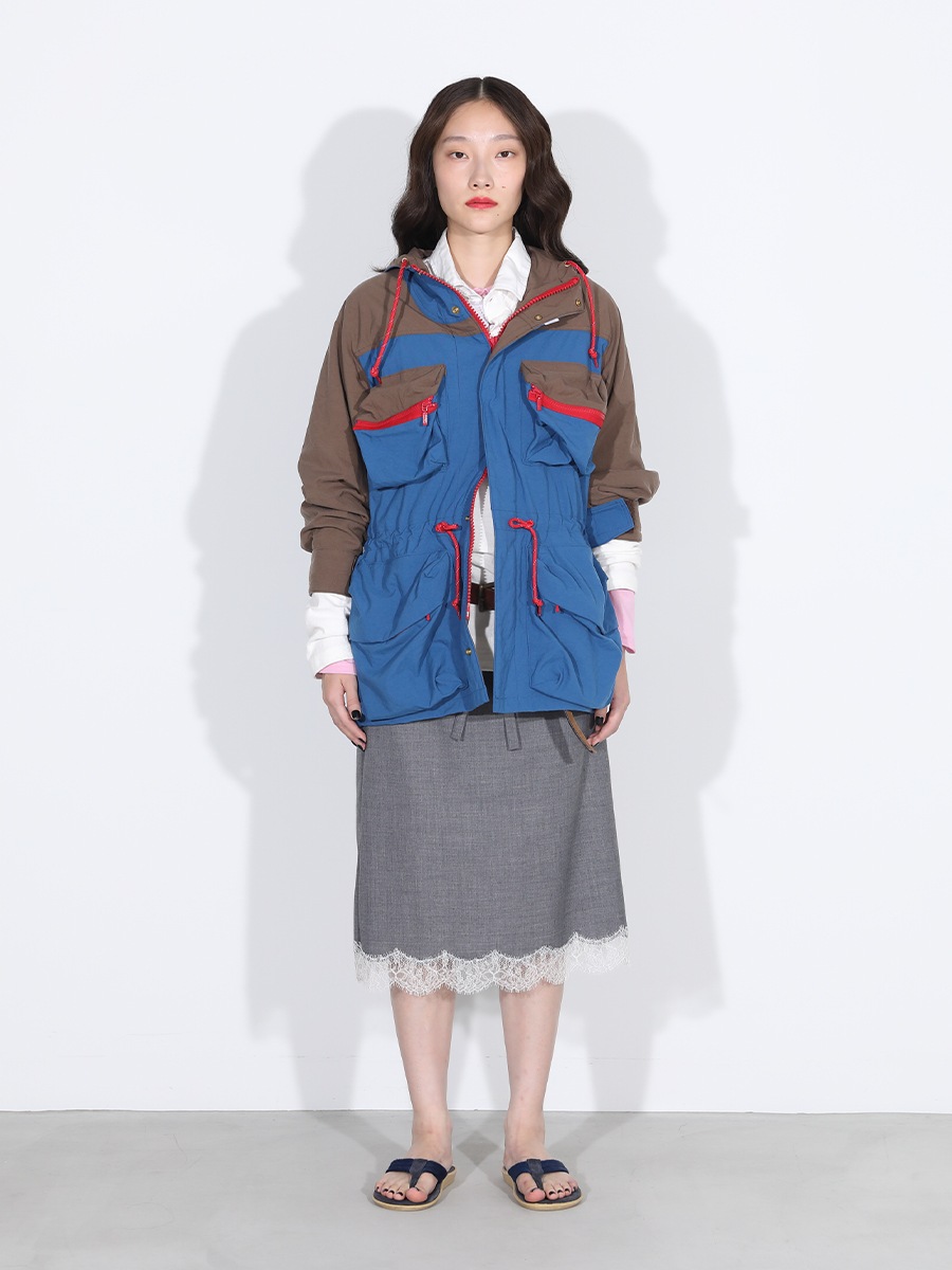 MIDDLE SKIRT LACE PE/W