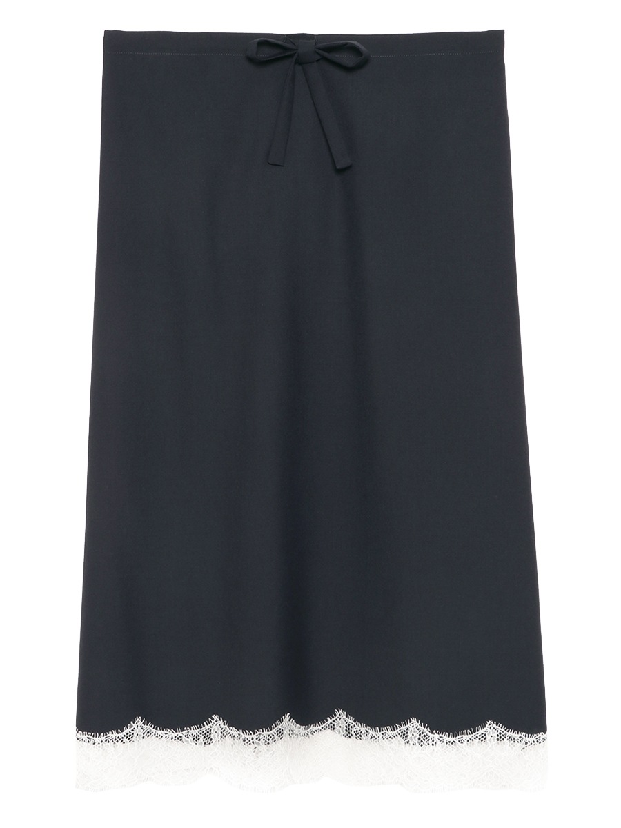 MIDDLE SKIRT LACE PE/W | 2026SS PRE ORDER,26SS Vol.1 | MADISONBLUE