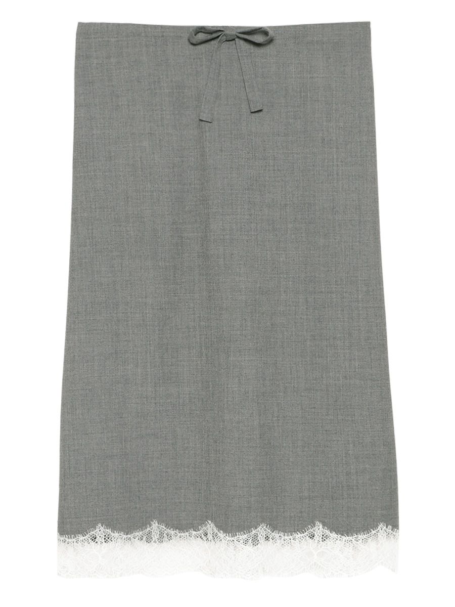 MIDDLE SKIRT LACE PE/W