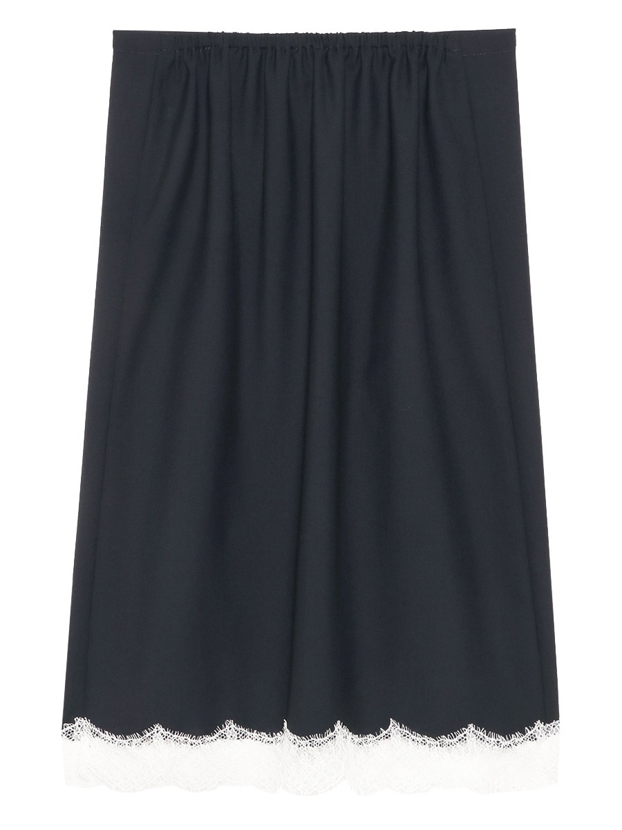 MIDDLE SKIRT LACE PE/W