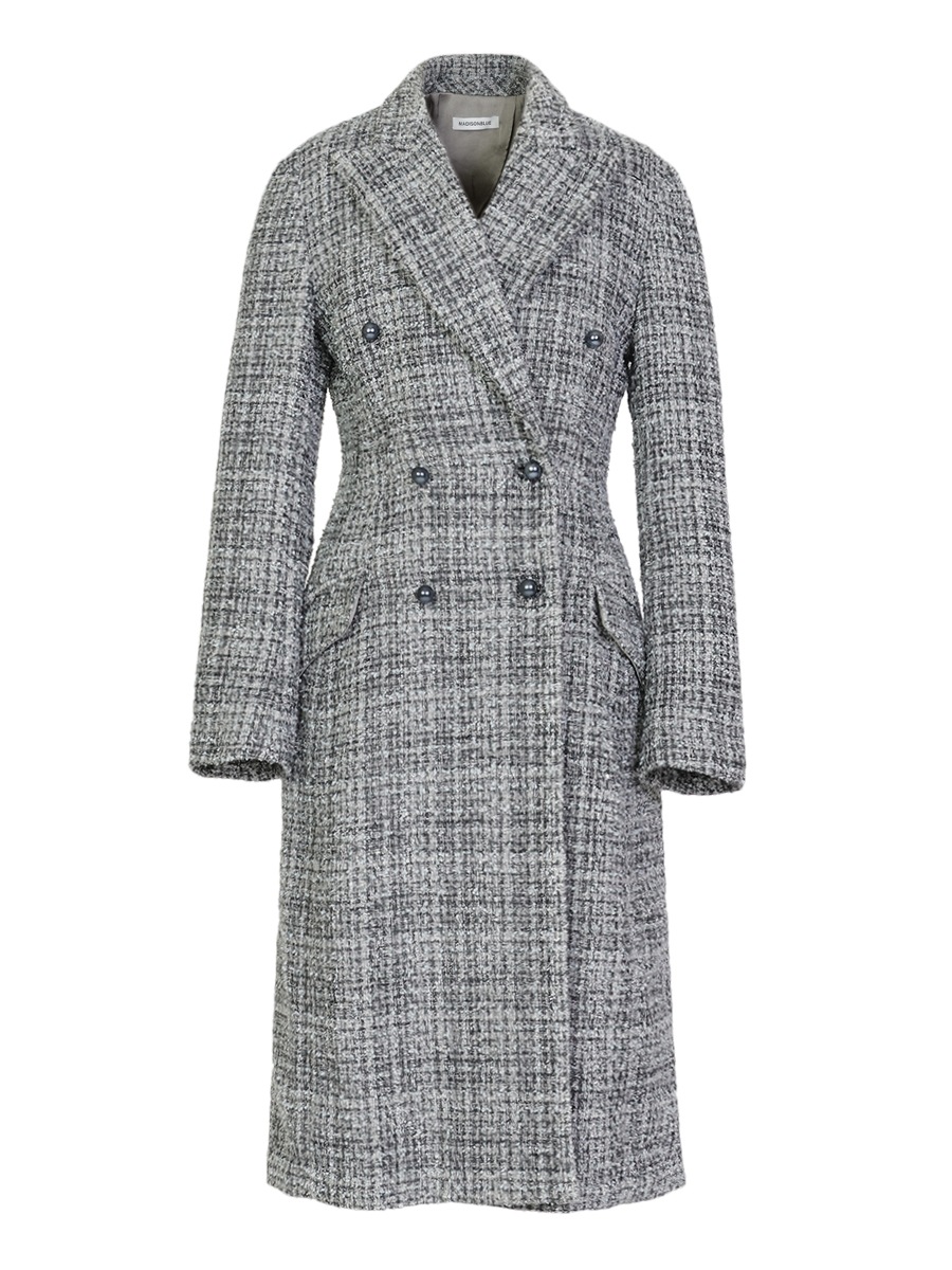PEARL FROCK COAT TWEED | COAT | MADISONBLUE