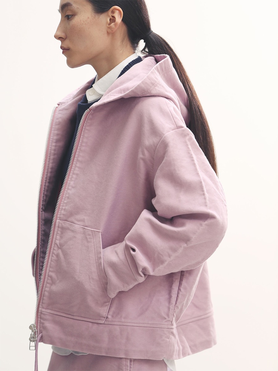 ZIP UP HOODIE MOLESKIN | WOMEN | MADISONBLUE