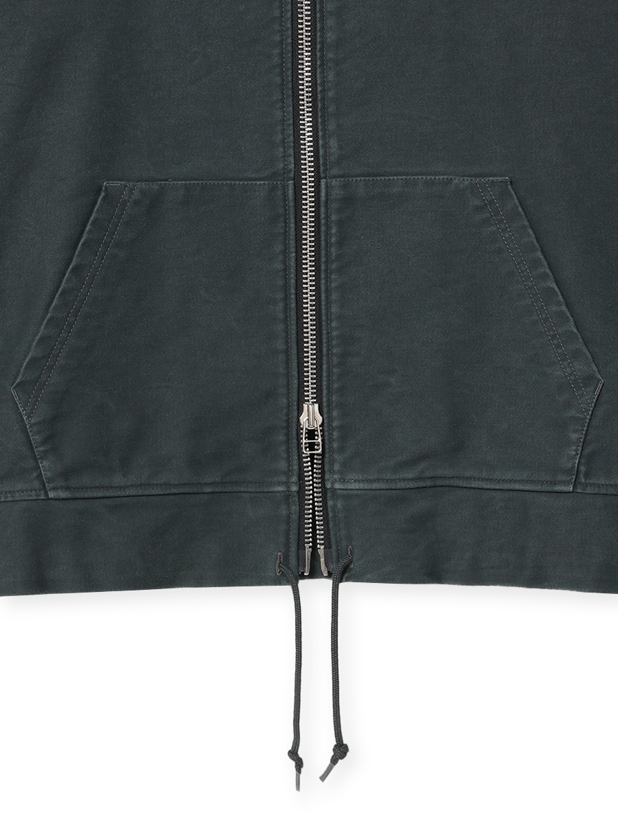 ZIP UP HOODIE MOLESKIN | WOMEN,2026FW | MADISONBLUE