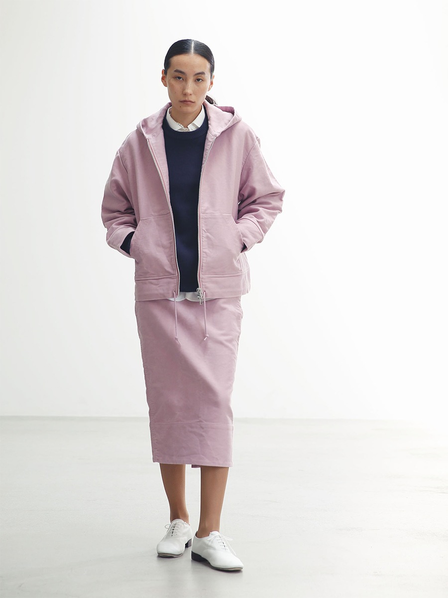 ZIP UP HOODIE MOLESKIN | WOMEN,2026FW | MADISONBLUE