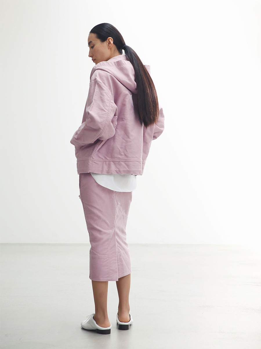 ZIP UP HOODIE MOLESKIN | WOMEN,2026FW | MADISONBLUE